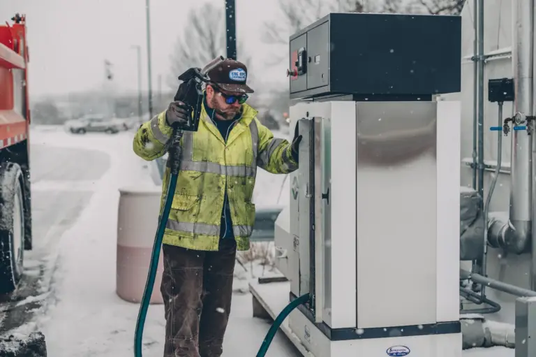 Fuel Doctor UK technician arriving to help with an AdBlue contamination issue