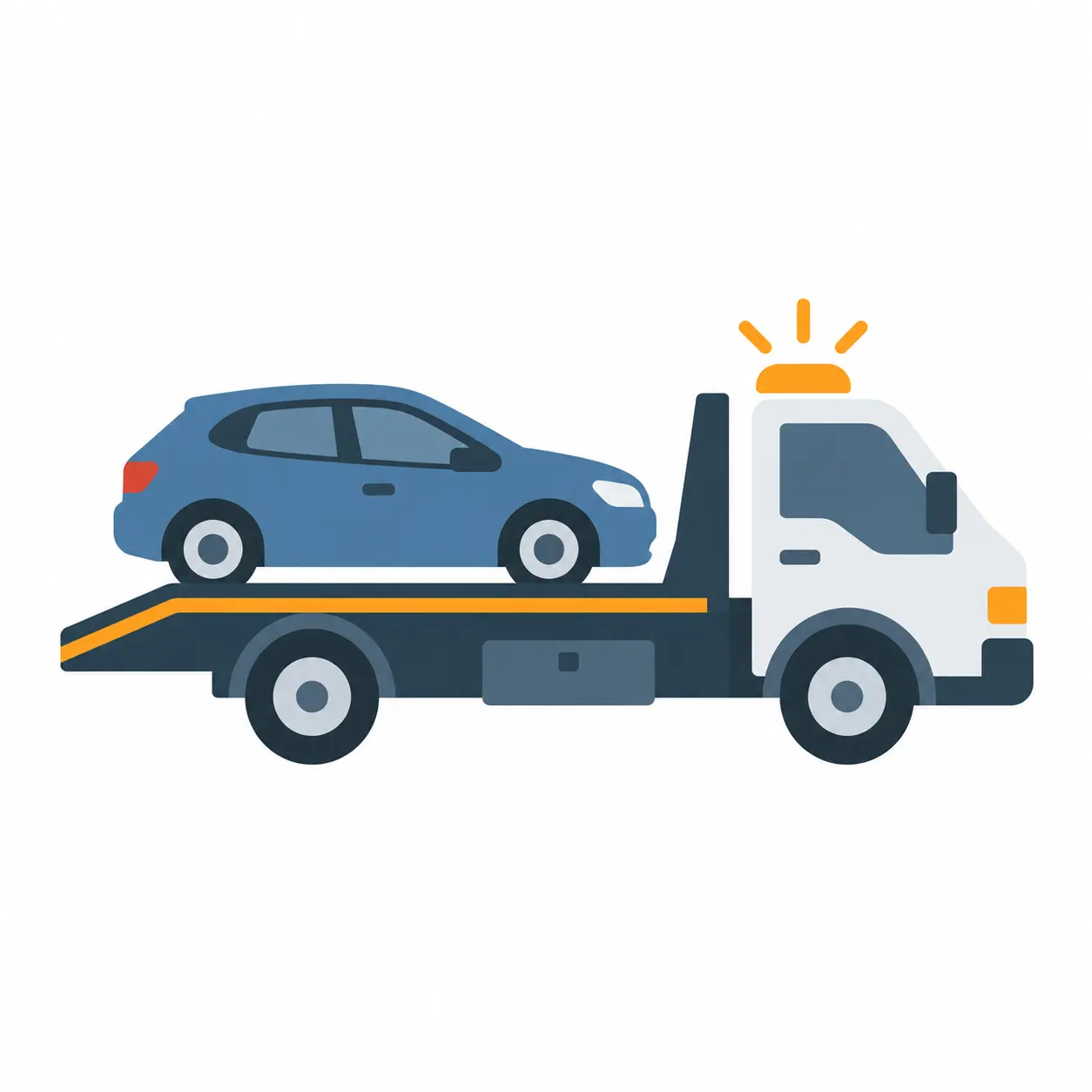 Icon of a mobile vehicle recovery tow truck service