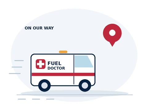Fuel Doctor UK technician dispatched to a misfuelled vehicle - immediate dispatch step